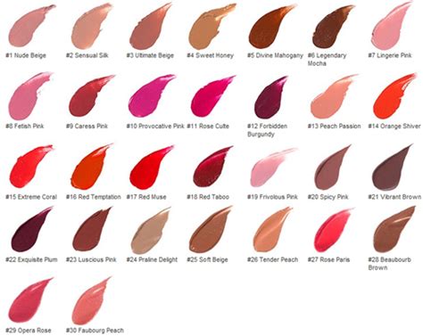 ysl brown red lipsticks|YSL lipstick color chart.